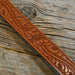 1950's 32" Looper Tooled Leather Belt w/Sterling Silver Buckle WOMEN - Accessories - Belts Looper