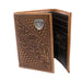 Ariat Basketweave Floral Trifold Wallet MEN - Accessories - Wallets & Money Clips M&F Western Products
