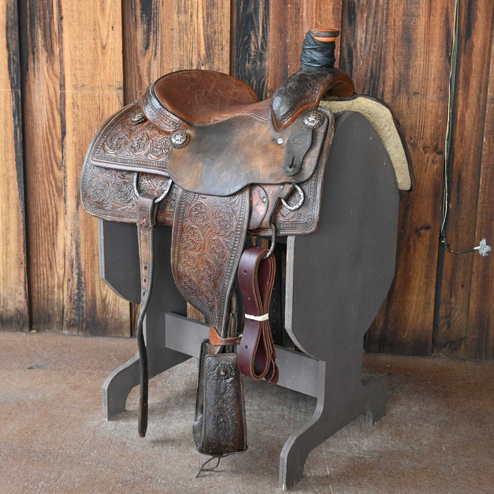 14" USED COATS TEAM ROPING SADDLE