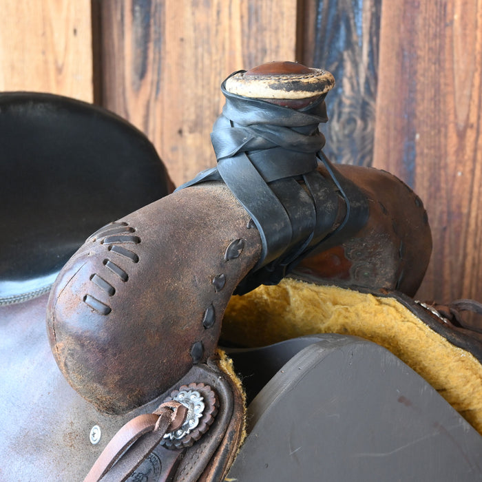 15.5" USED HEART OF TEXAS RANCH SADDLE