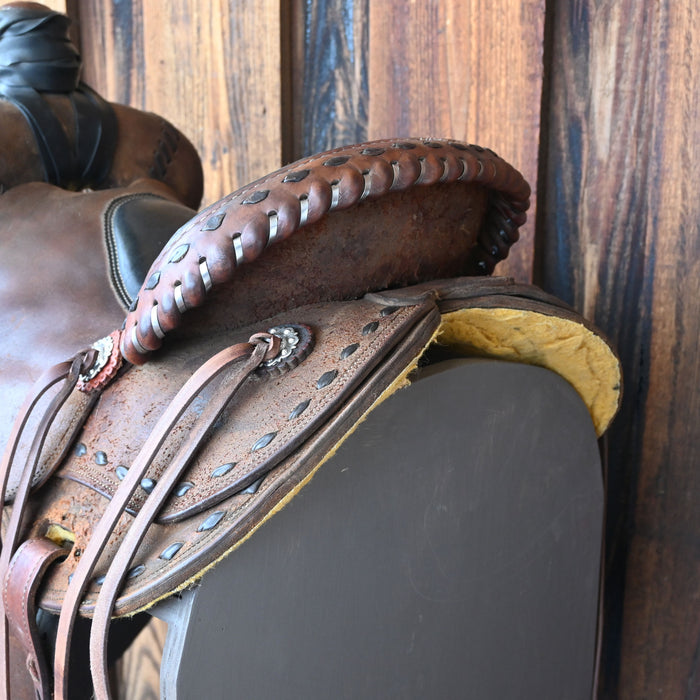 15.5" USED HEART OF TEXAS RANCH SADDLE