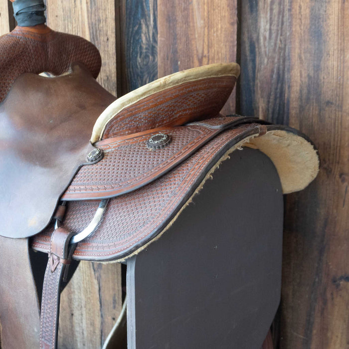 16" USED TESKEY'S RANCH SADDLE