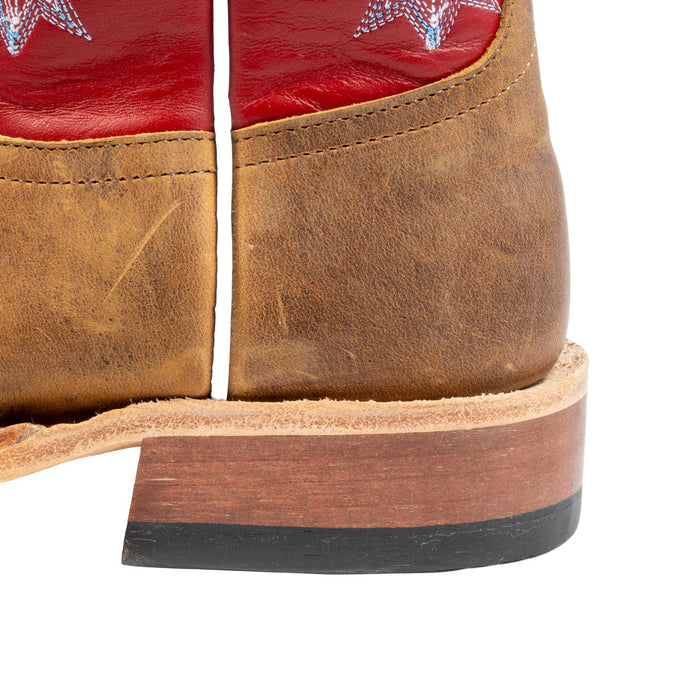 Anderson Bean Men's Square Toe Gold Hillbilly Red Glove Western Boot MEN - Footwear - Western Boots Anderson Bean Boot Co.