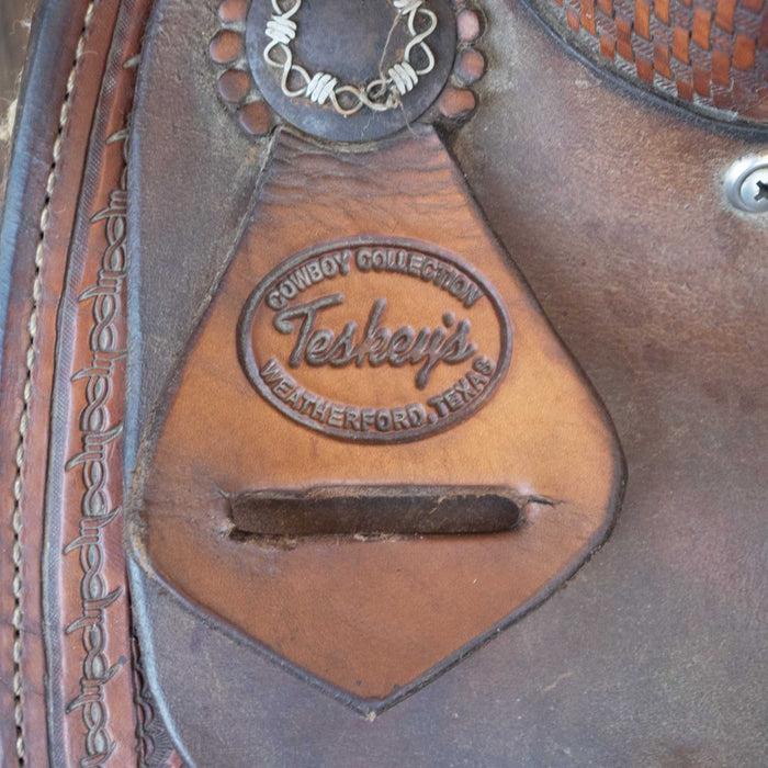 16" USED TESKEY'S RANCH SADDLE