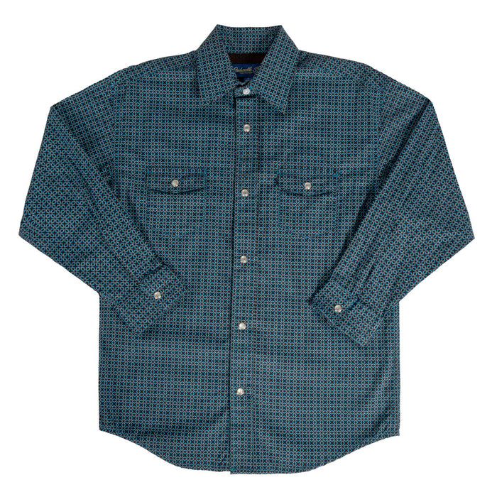 Panhandle Slim Boy's Aztec Pearl Snap Western Shirt