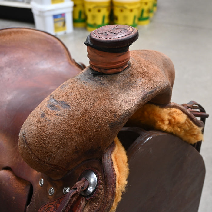 16" USED FARRIS RANCH SADDLE Saddles - New Payton Farris