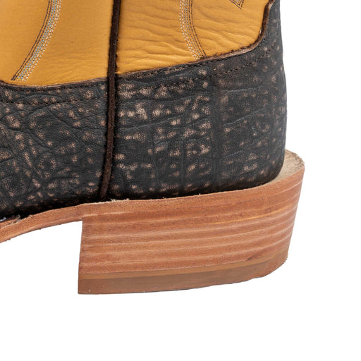 Rios of Mercedes Men's Cutter Toe Chestnut Safari Elephant Tan Western Boot MEN - Footwear - Exotic Western Boots Rios of Mercedes Boot Co.