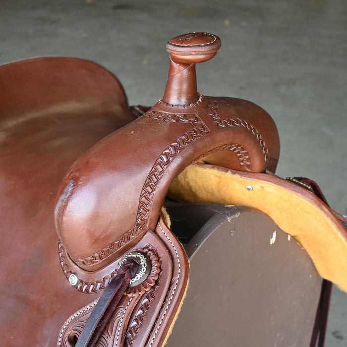 15" JEFF SMITH BUSTER WELCH RANCH CUTTER SADDLE