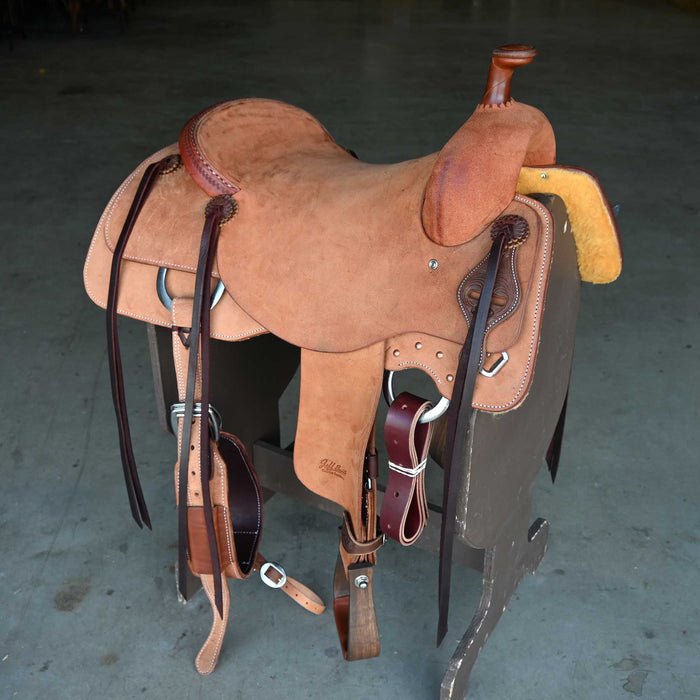 16.5" JEFF SMITH BUSTER WELCH RANCH CUTTER SADDLE