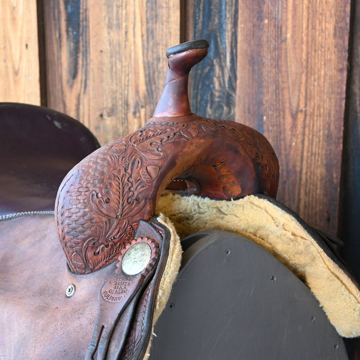 17" USED BILLY COOK CUTTING SADDLE