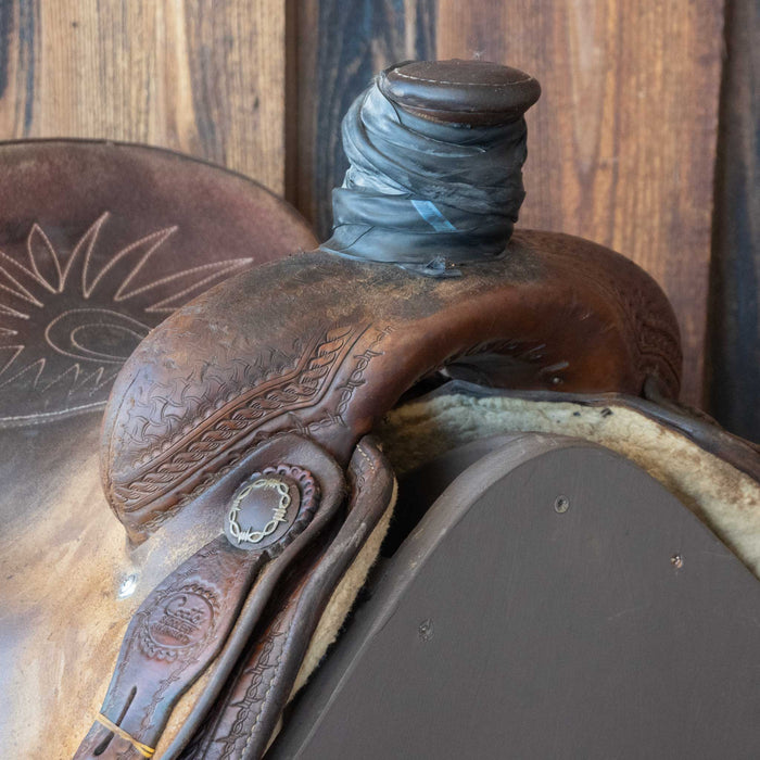 14" USED COATS TEAM ROPING SADDLE