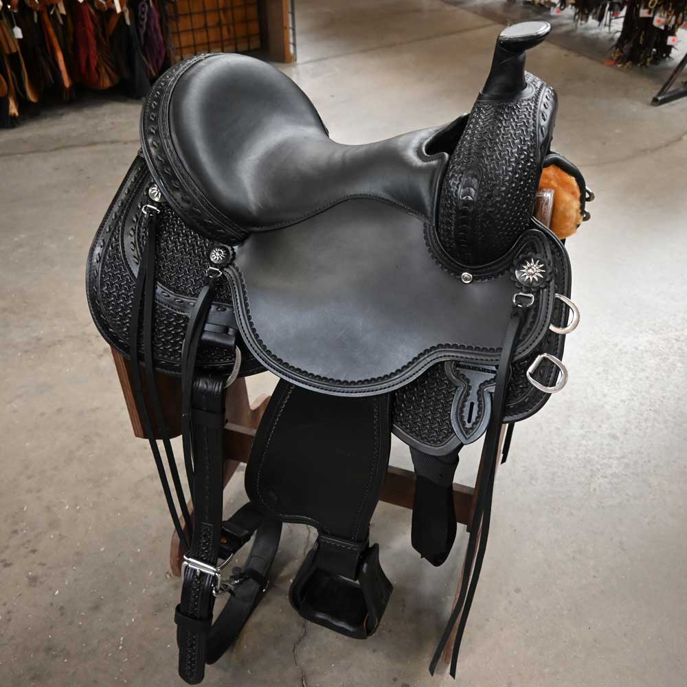 15" CIRCLE Y DARK RIDER FLEX2 TRAIL SADDLE Saddles Circle Y Saddlery   