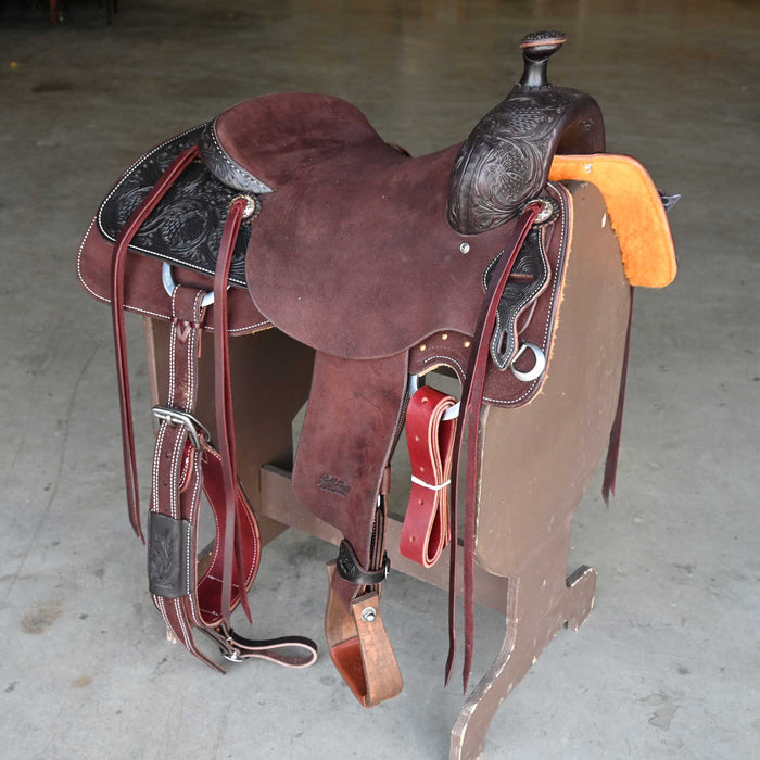 16" JEFF SMITH COW HORSE SADDLE