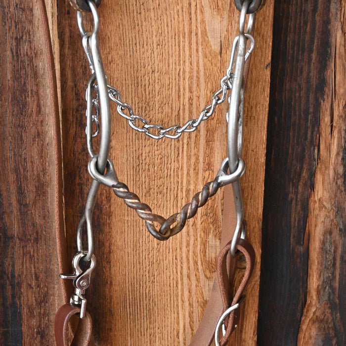 Twisted Wire Snaffle Gag Bridle Rig Sale Barn MISC