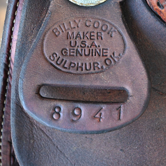17" USED BILLY COOK CUTTING SADDLE