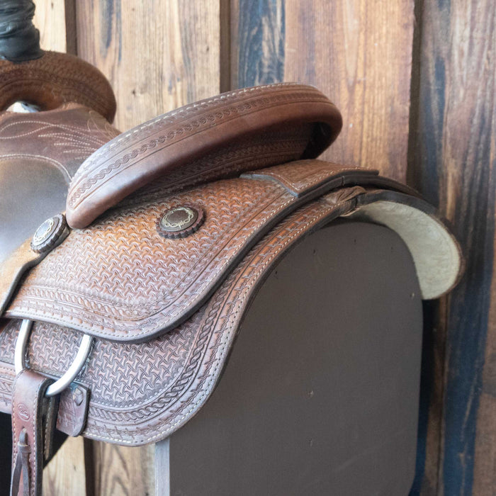 14" USED COATS TEAM ROPING SADDLE