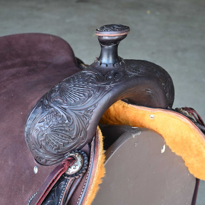 16" JEFF SMITH COW HORSE SADDLE