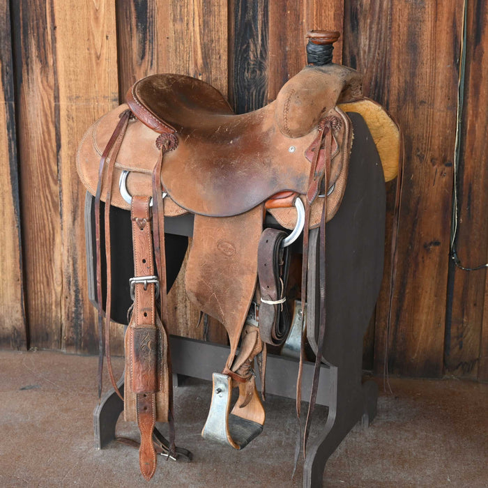 15" USED TESKEY'S RANCH SADDLE