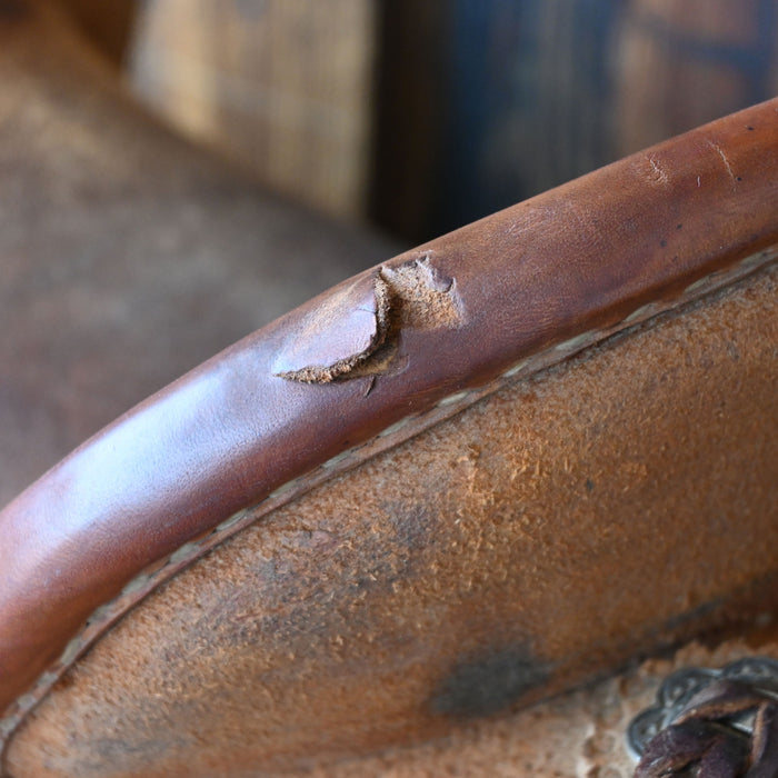 14" USED CACTUS TEAM ROPING SADDLE