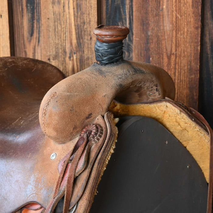 15" USED TESKEY'S RANCH SADDLE