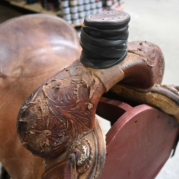 15.5" USED CACTUS RANCH SADDLE Saddles - Used CACTUS SADDLERY