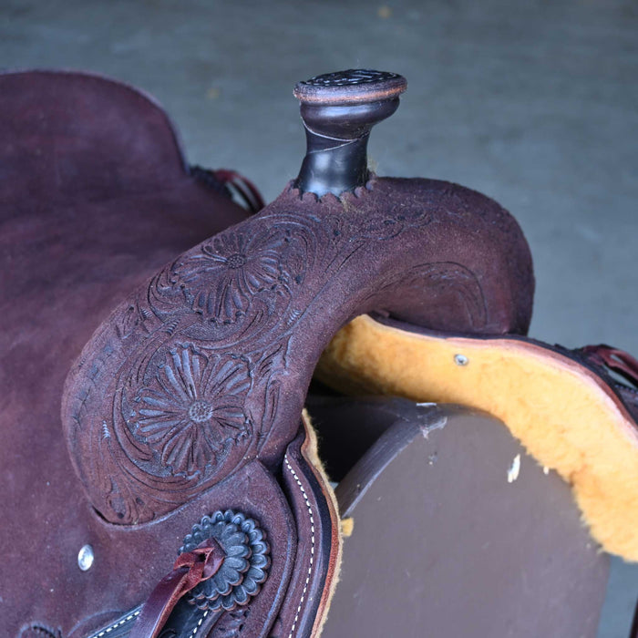 17" JEFF SMITH COW HORSE SADDLE