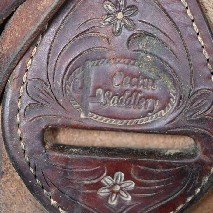 15.5" USED CACTUS RANCH SADDLE Saddles - Used CACTUS SADDLERY