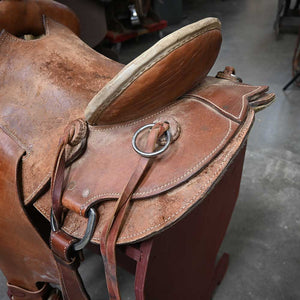 16" USED CHISHOLM TRAIL RANCH SADDLE Saddles Chisholm Trail Saddlery