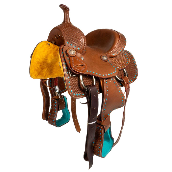 PONY BARREL SADDLE & PAD SET