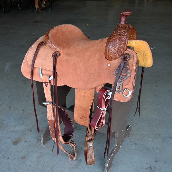 16.5" JEFF SMITH BUSTER WELCH RANCH CUTTER SADDLE