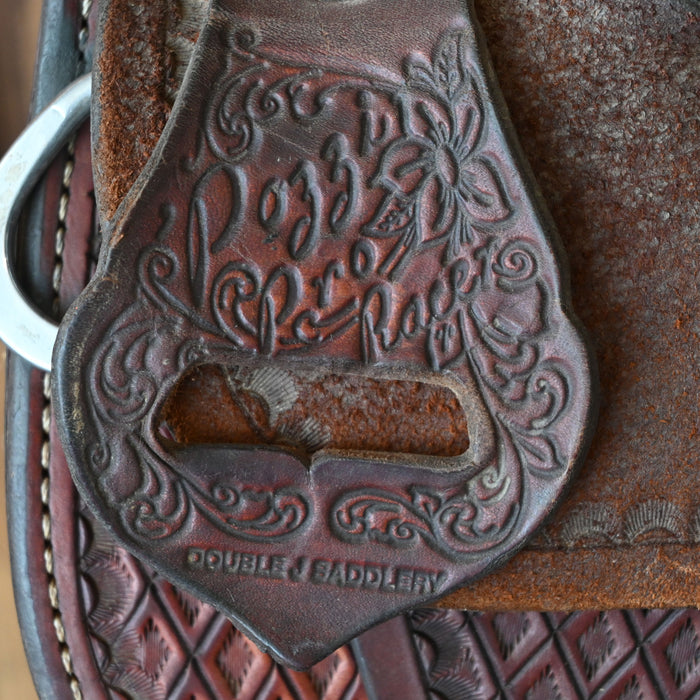 14.5" USED DOuBLE J POZZI PRO BARREL SADDLE