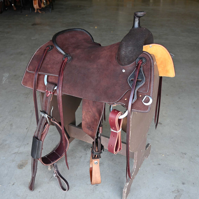 16.5" JEFF SMITH BUSTER WELCH RANCH CUTTER SADDLE