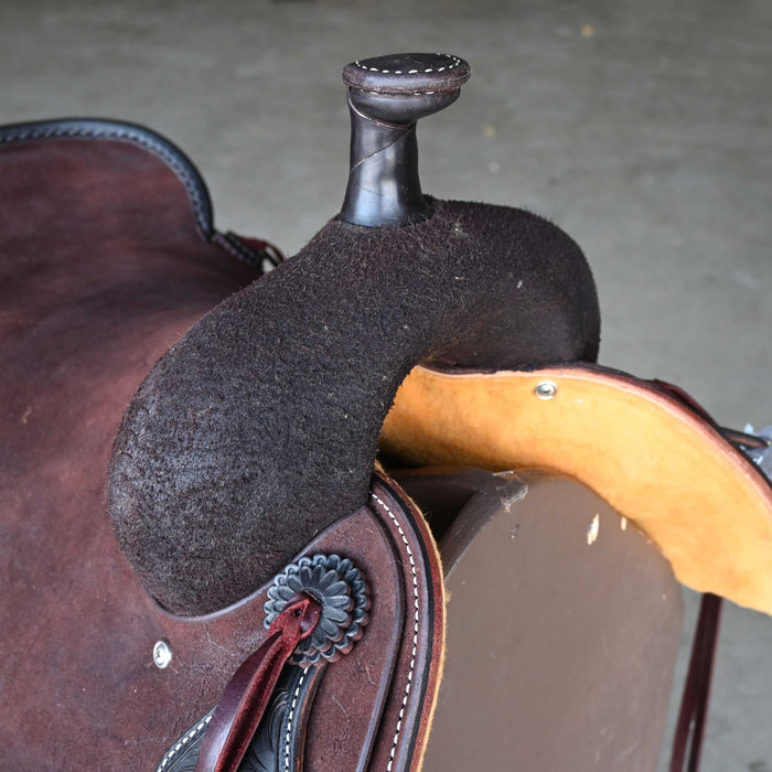 16.5" JEFF SMITH BUSTER WELCH RANCH CUTTER SADDLE