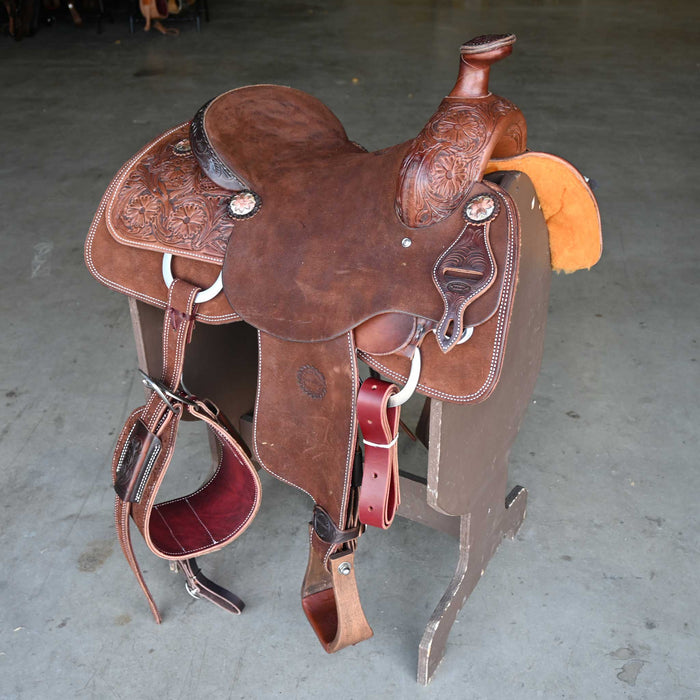 14" JEFF SMITH TEAM ROPING SADDLE