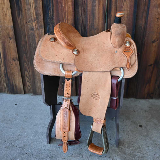 14.5" TESKEY'S TEAM ROPING SADDLE Saddles - New Teskey's Saddlery