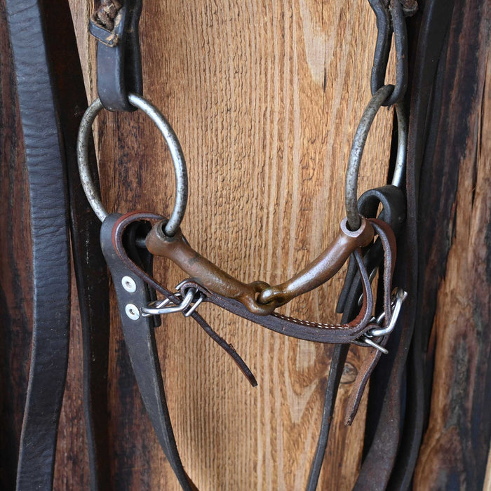 O-Ring Copper Snaffle Bridle Rig Sale Barn misc
