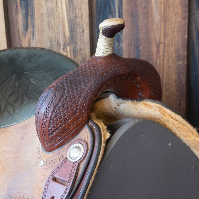 13" USED CORRIENTE BARREL SADDLE