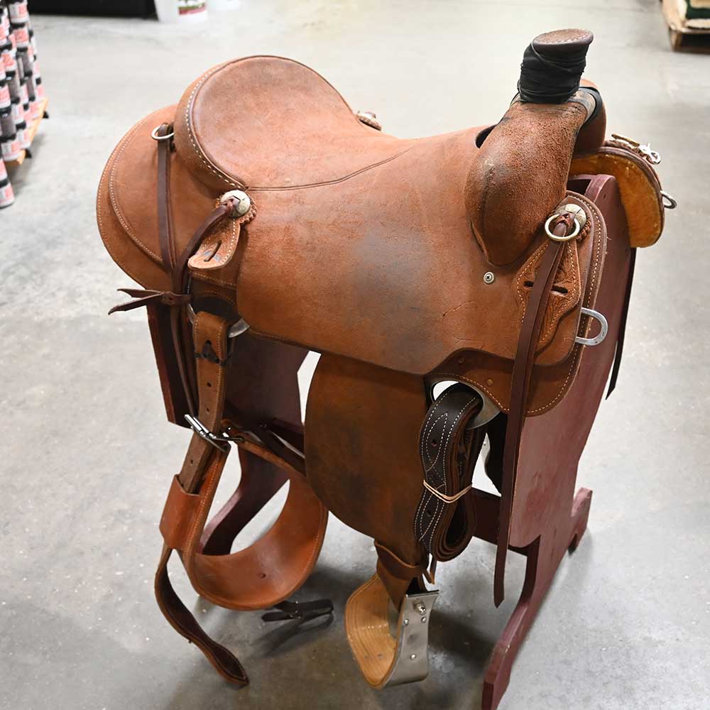 16.5" USED CACTUS RANCH SADDLE Saddles CACTUS SADDLERY