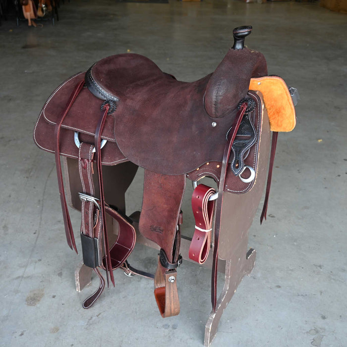 16.5" JEFF SMITH COW HORSE SADDLE