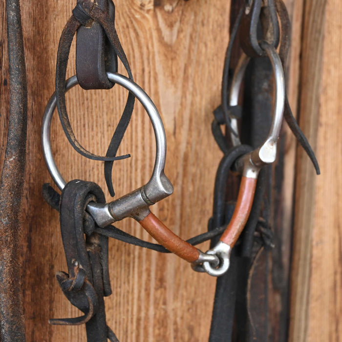 D-Ring Copper Snaffle Bridle Rig Sale Barn misc