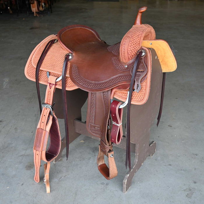 17" JEFF SMITH BEAU GALYEAN CUTTING SADDLE
