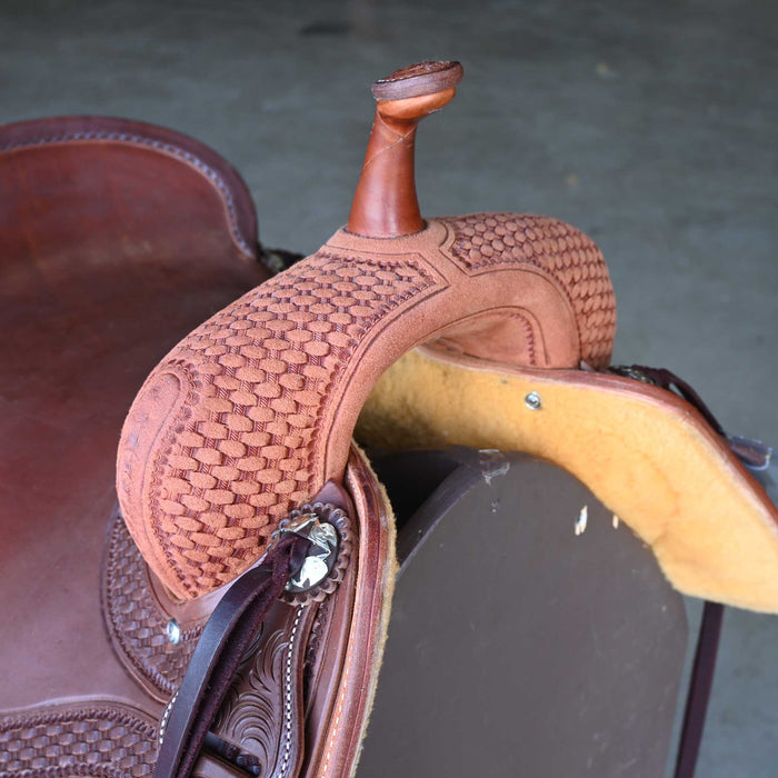 17" JEFF SMITH BEAU GALYEAN CUTTING SADDLE