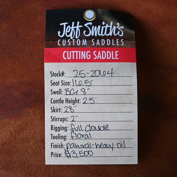 16.5" JEFF SMITH BEAU GALYEAN CUTTING SADDLE
