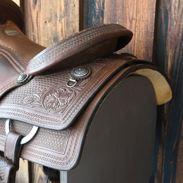 15.5" USED MARTIN RANCH CUTTER SADDLE Saddles - Used Martin Saddlery