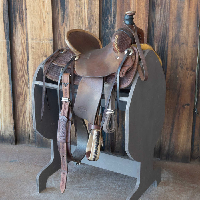 12" USED TESKEY'S JR RANCH ASSOCIATION SADDLE