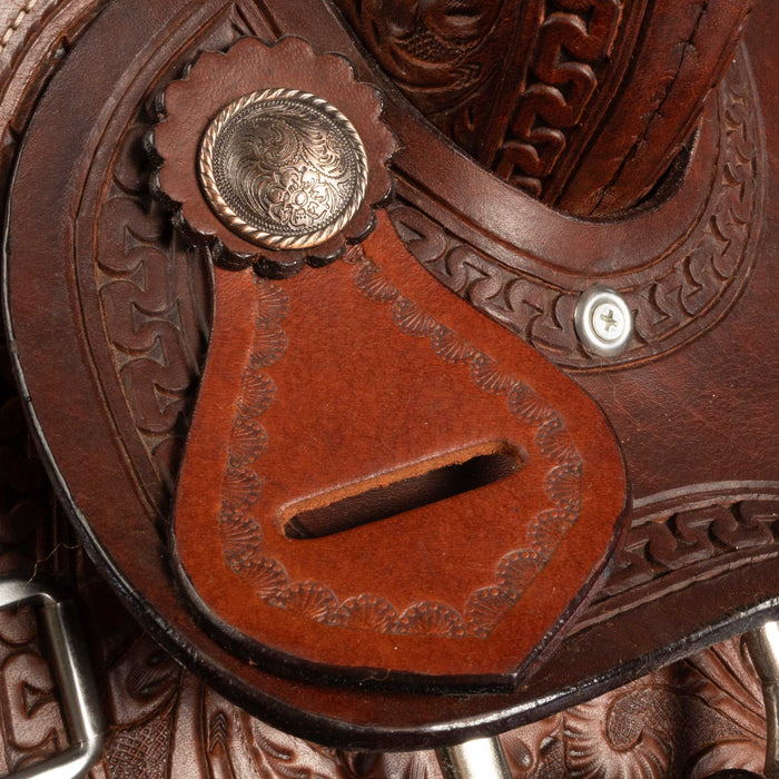 YOUTH PONY BARREL SADDLE & PAD SET