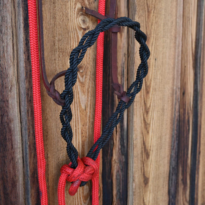 Braided Nylon Loping Hackamore Sale Barn misc