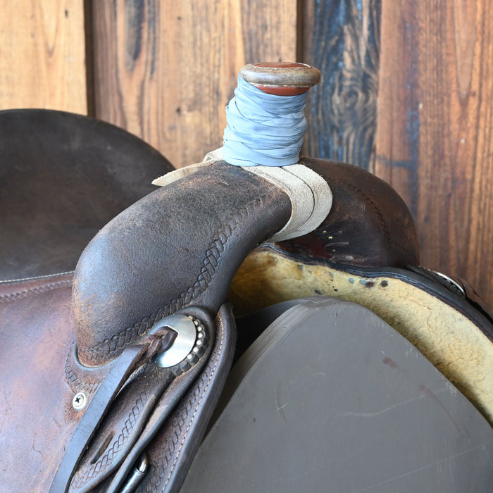 14.5" USED MARTIN TEAM ROPING SADDLE