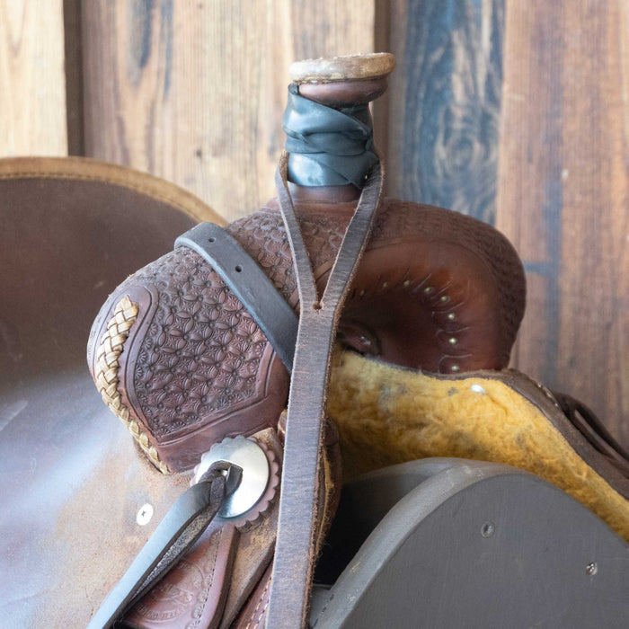 12" USED TESKEY'S JR RANCH ASSOCIATION SADDLE
