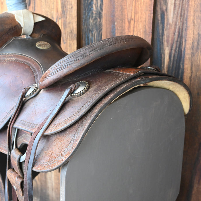 14.5" USED MARTIN TEAM ROPING SADDLE